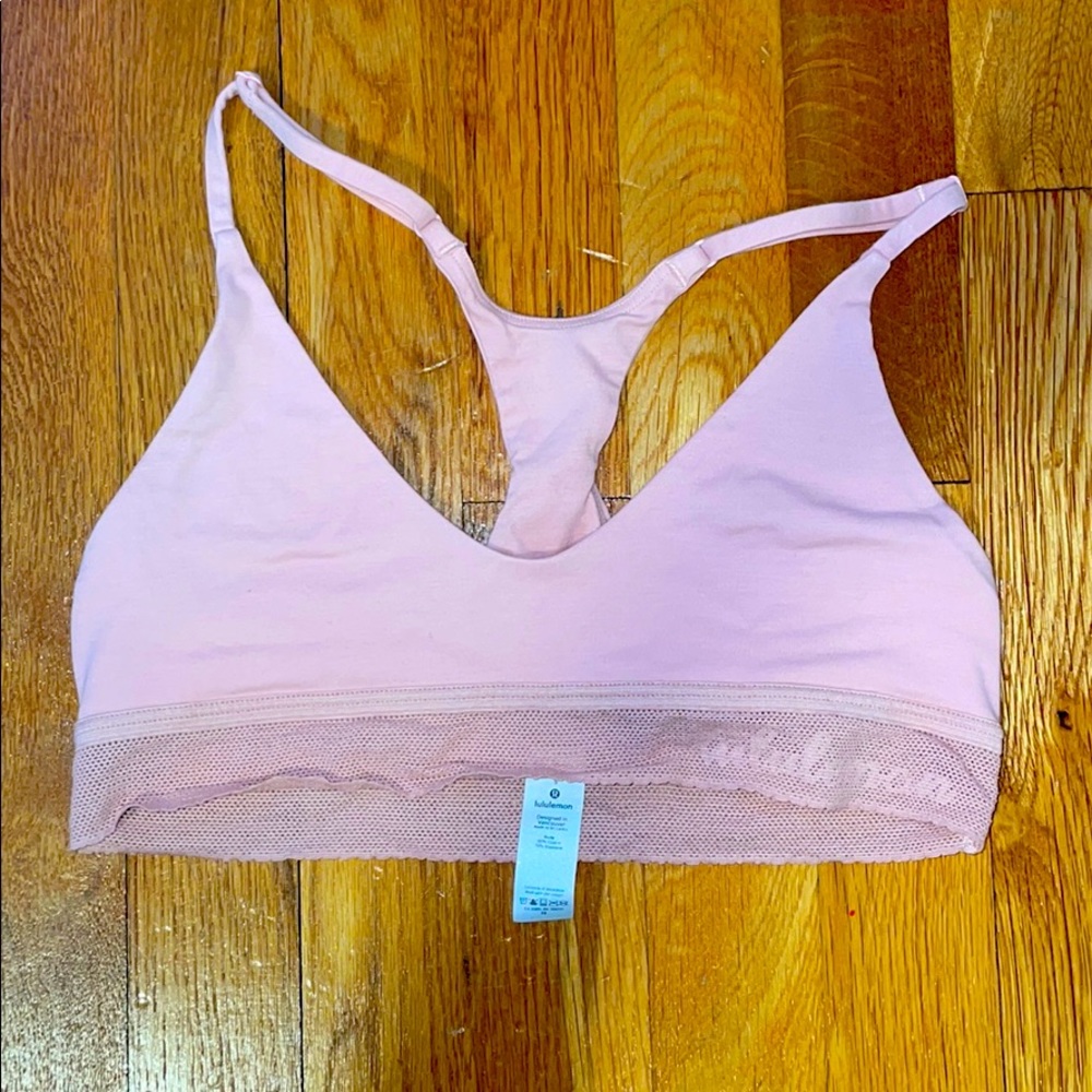 Lululemon racer back unpadded sports bra